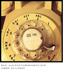 rotary phone by MJM Photographie